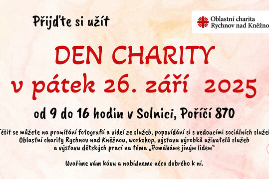DEN CHARITY 26. září 2025